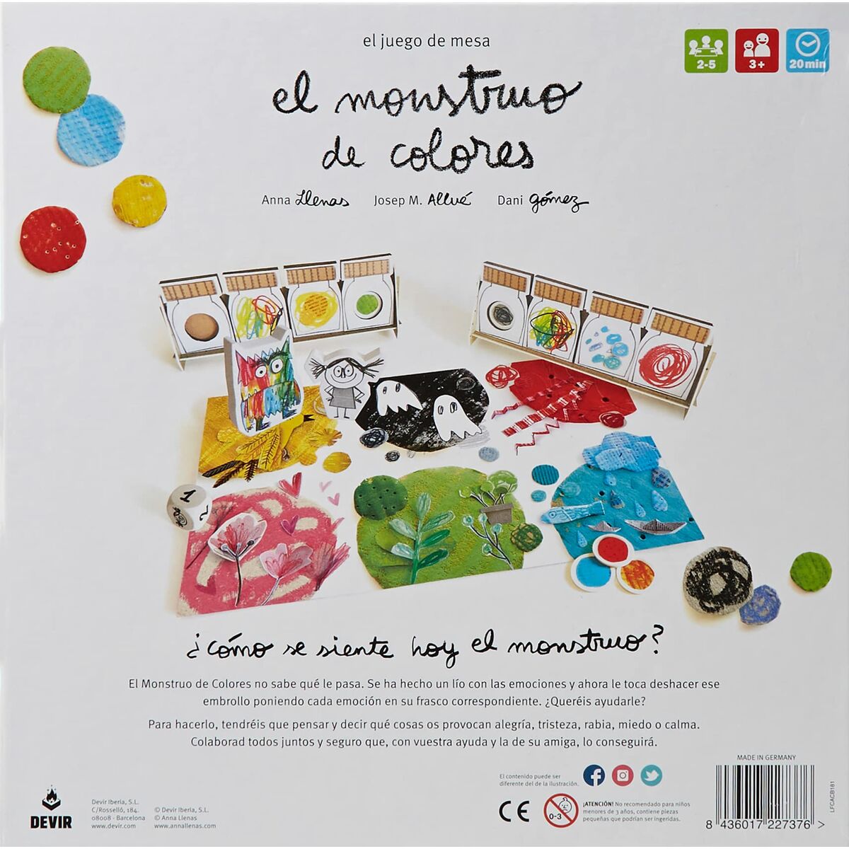 Joc de Masă El Monstruo de Colores Devir BGMONSP (ES)